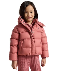 Polo Ralph Lauren Girls' 2T-6X Down Hooded Jacket