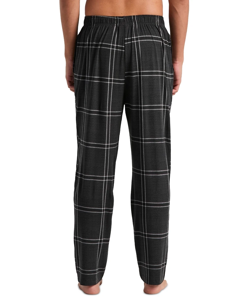Perry Ellis Portfolio Men's Deluxe Touch Plaid Sleep Pants