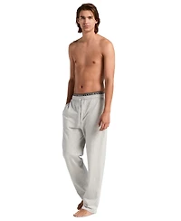 Perry Ellis Portfolio Men's French Terry Heathered Drawstring Waist Sleep Pants