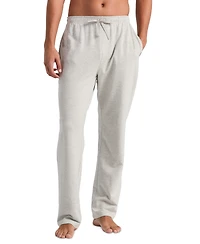 Perry Ellis Portfolio Men's French Terry Heathered Drawstring Waist Sleep Pants