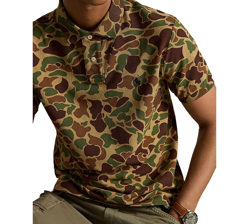 Polo Ralph Lauren Men's Camo Mesh Classic-Fit Shirt