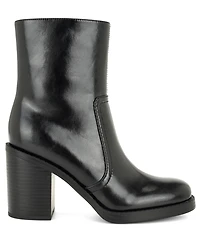 Nine West Women's Boston Block Heel Zipper Dress Booties