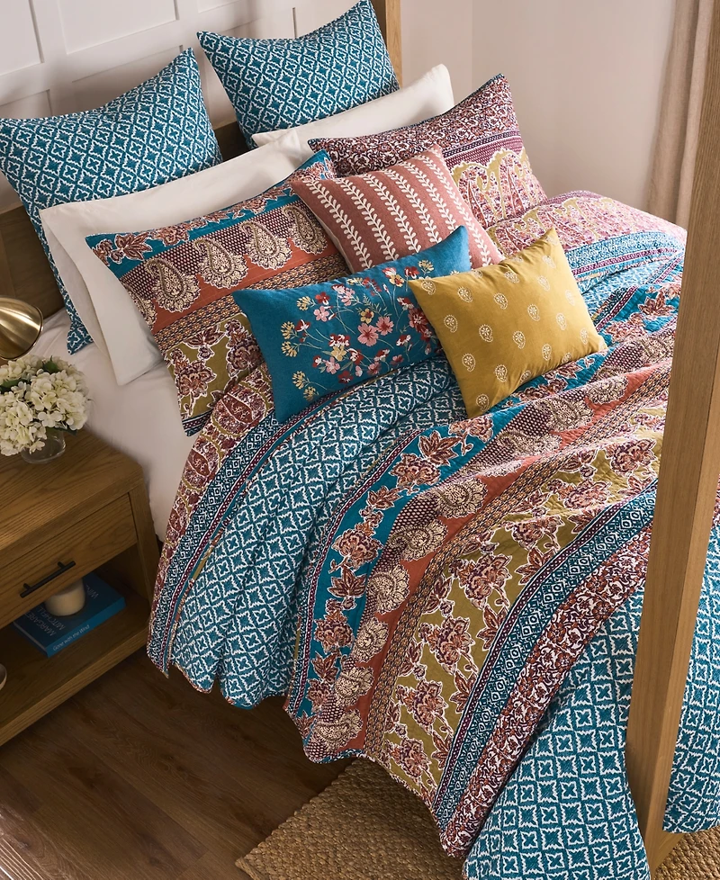 Levtex Home Kirana Reversible 3-Piece Quilt Set, King/California King