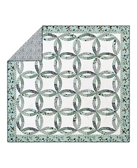 Modern Heirloom Felicity Wedding Ring Pieced 2-Piece Quilt Set, Twin