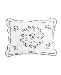 Modern Heirloom Gwen Floral Embroidered 3-Piece Quilt Set, Full/Queen