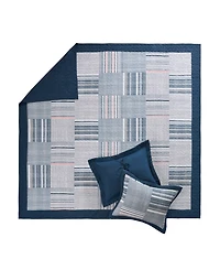 Greenland Home Fashions Voyage Reversible 3-Piece Quilt Set