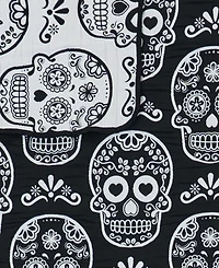 Greenland Home Fashions Sugar Skull Jacquard-Woven -Piece Coverlet Set