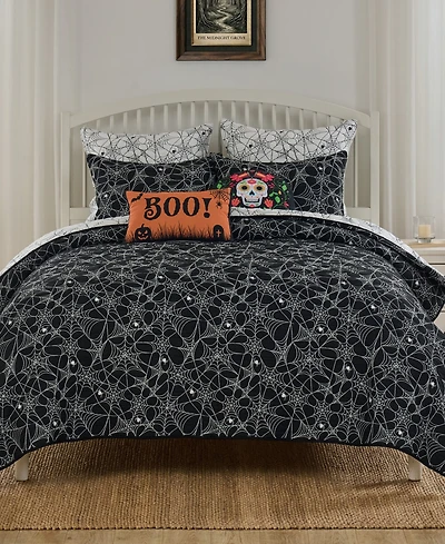 Greenland Home Fashions Spinderella Jacquard-Woven 2-Piece Coverlet Set, Twin