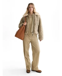 Scotch & Soda Women's Faux Fur Short Jacket