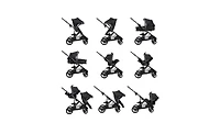 Baby Trend Morph Single to Double Modular Travel System - Dash Grey
