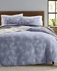 Oake Floral Overlay 3-Piece Comforter Set, Full/Queen, Macy's Exclusive