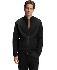 Boss by Hugo x Porsche Men's Regular-Fit Check Jacquard Sweatshirt