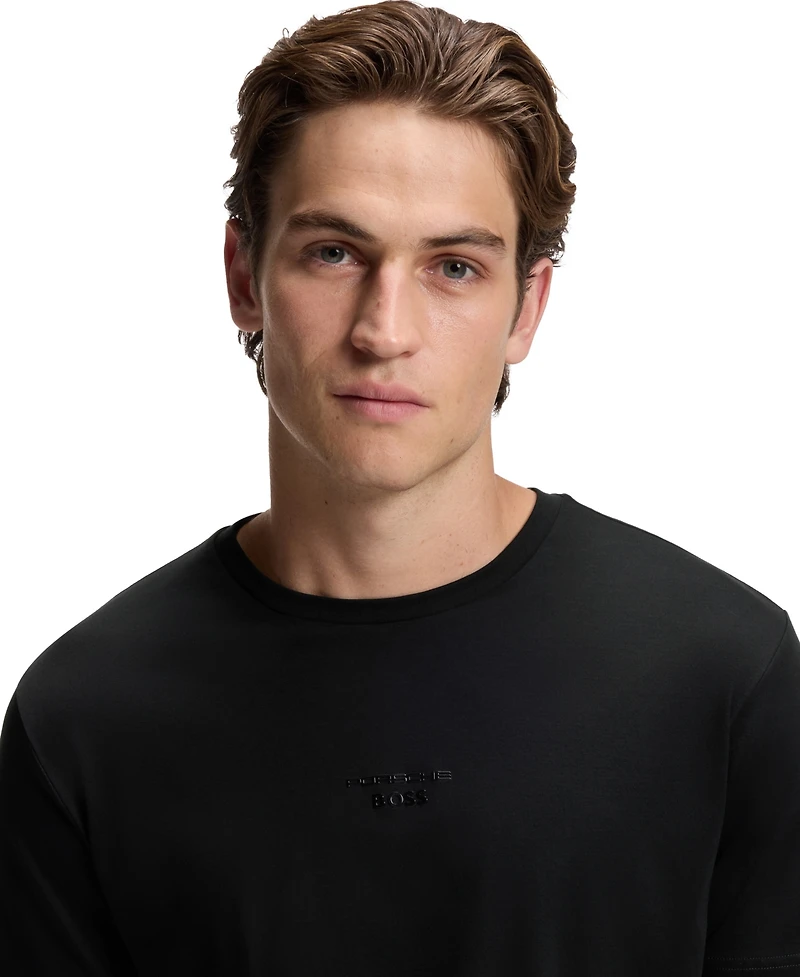 Boss by Hugo x Porsche Men's Mercerized-Cotton Regular-Fit T-Shirt