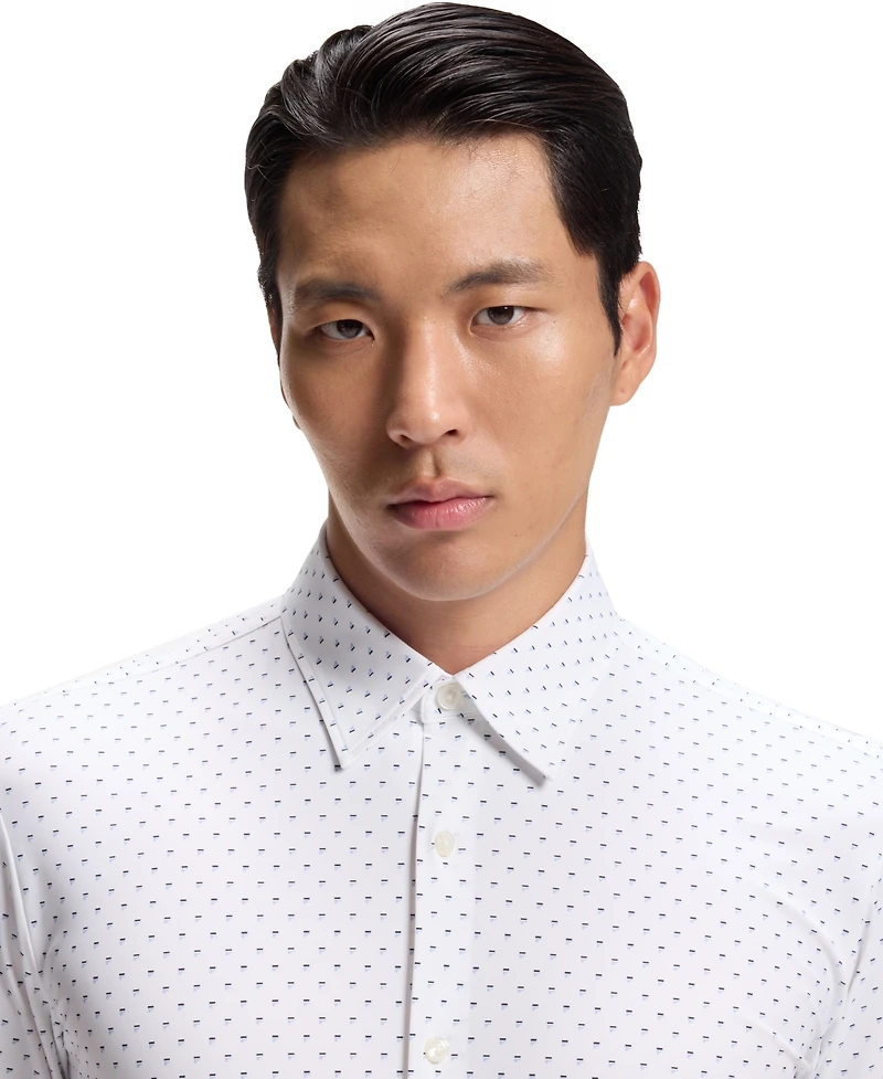 Boss by Hugo Men's Stretch Jersey Slim-Fit Dress Shirt