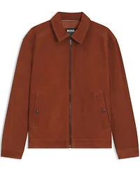 Boss by Hugo x Aston Martin Men's Suede Regular-Fit Jacket