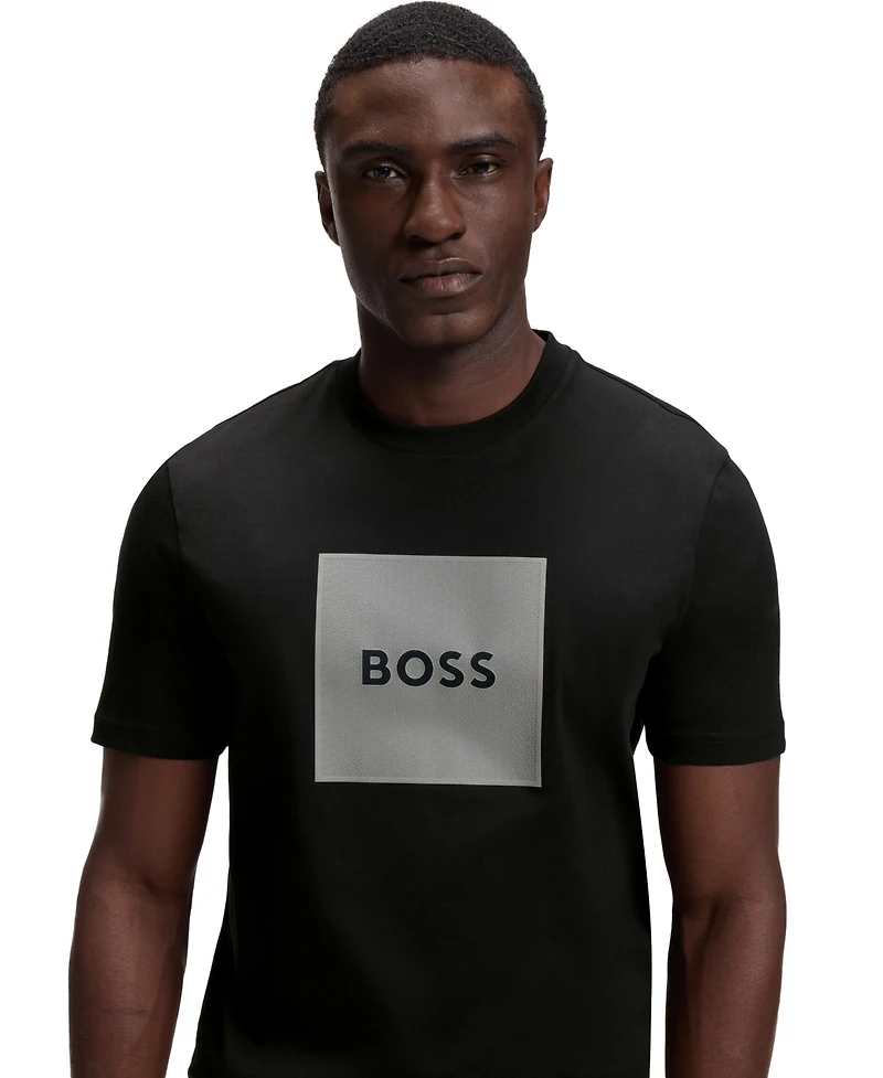 Boss by Hugo Men's Cotton-Jersey Regular-Fit T-Shirt