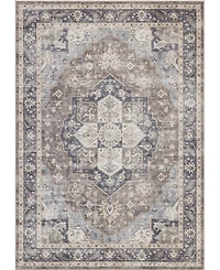 Mink Home Homewell Machine Washable HAM4006 4'11"x6'11" Area Rug