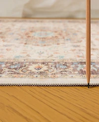 Mink Home Homewell Machine Washable HAM4002 2'x2'11" Runner Area Rug