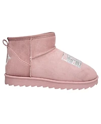 True Religion Women's Zara Faux Suede Patch Logo Boot