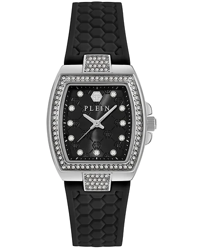 Philipp Plein Supreme Women's Silicone Strap Watch 30mm