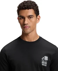 Boss by Hugo Men's Cotton-Jersey Graphic Print Regular-Fit T-Shirt