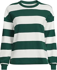 Lands' End Women's Long Sleeve Mariner Jersey T-Shirt