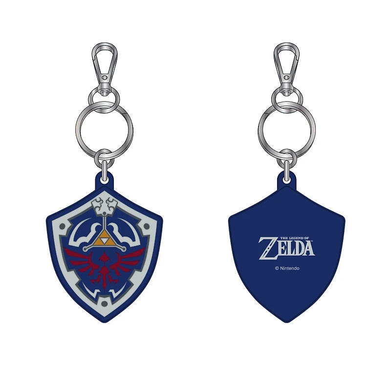 The Legend of Zelda Legend of Zelda Shield Crest Pvc Rubber Keychain