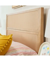 Max & Lily Elio/Rattan Full Single Bed