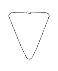 Hugo Boss Men's Liam Stainless Steel Ionic Plated Antique Silver Steel Necklace
