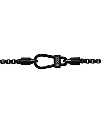Hugo Boss Men's Liam Ionic Plated Black Steel Necklace
