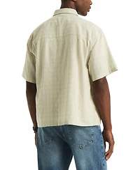 Nautica Men's Cotton Plaid Short-Sleeve Shirt