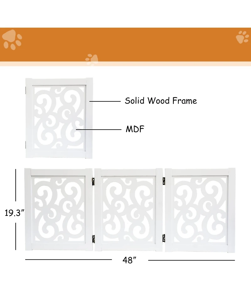 Ashfield and Harkness: Scroll 3 Panel Pet Gate