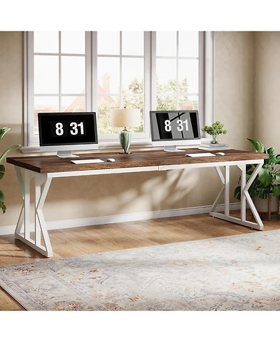 Tribesigns 78.74" Industrial Executive Desk