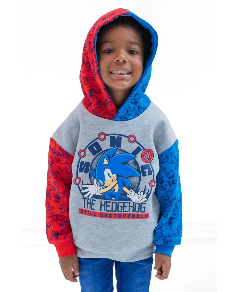 Sonic the Hedgehog Boys' 4-20 Fleece Hoodie