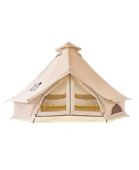 Sugift 4 Seasons 13.12 feet Oxford Bell Tent for Camping with Stove Jack Waterproof for 4 People
