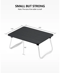 Gnuadz Laptop Bed Desk Foldable Portable Stand Mini Table Breakfast Picnic Drawing Couch Floor