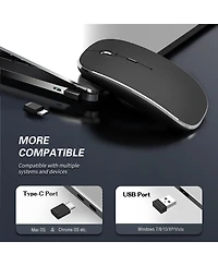 Lofree Rechargeable Wireless Quiet-Click Mouse for Pc/Mac