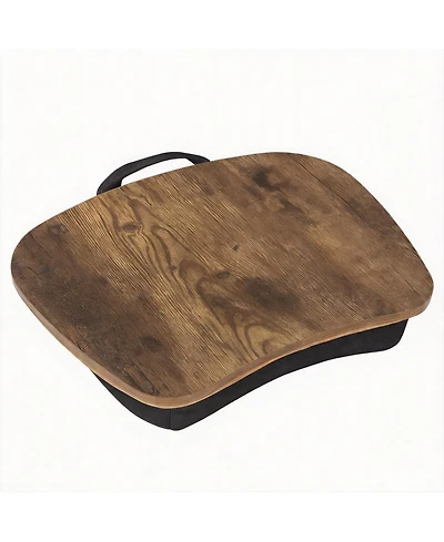 Gnuadz Lap Desk Bed Tray Laptop Table With Handle Cushion