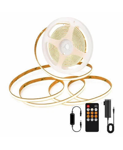 Lofree Cob Led Dimmable Remote Control Strip Light, 16.4'L