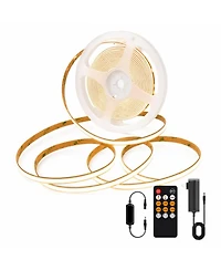 Lofree Cob Led Dimmable Remote Control Strip Light, 16.4'L