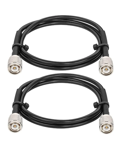 Lofree RG58 50 Ohm Tnc Male Connectors Coaxial Cable 25 ft.