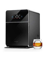 Ecozy Chillio 2" Clear Ice Ball Maker, 144 Spheres/Day, Water Line
