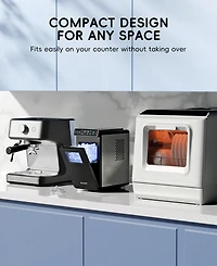 Ecozy Chillio 26 lb Countertop Ice Maker, Portable Self-Cleaning Machine
