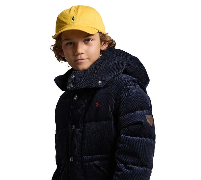 Polo Ralph Lauren Boys' 8-20 Convertible Corduroy Down Jacket