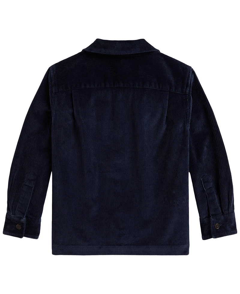 Polo Ralph Lauren Boys' 2T-7 Cotton Corduroy Button-Front Shirt Jacket