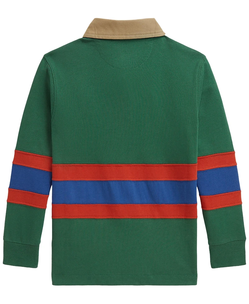 Polo Ralph Lauren Boys' 2T-7 Sportsman Cotton Rugby Shirt