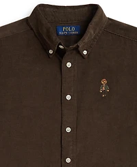 Polo Ralph Lauren Boys' 8-20 Bear Cotton Corduroy Shirt