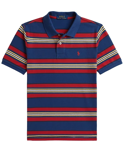 Polo Ralph Lauren Boys' 8-20 Striped Cotton Mesh Shirt