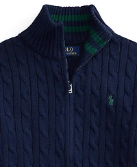 Polo Ralph Lauren Boys 8-20 Cable-Knit Full-Zip Sweater
