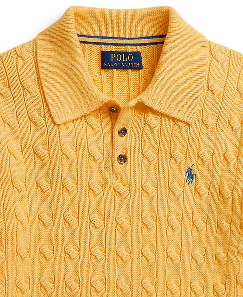 Polo Ralph Lauren Boys' 8-20 Cable-Knit Cotton Sweater